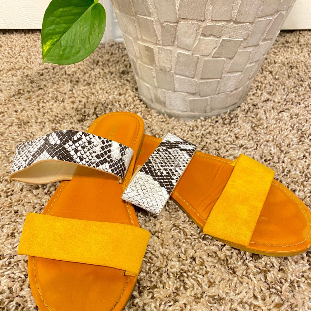 Shein | Orange and patterned